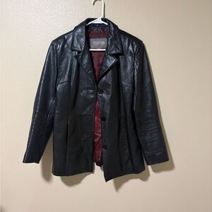 Vintage Wilsons Leather Black Jacket
